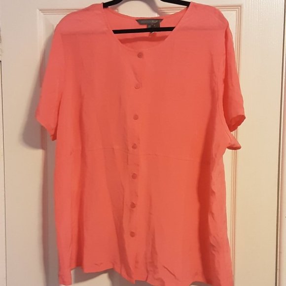 NWT Addition Elle 100% Silk Top Size 22 - Picture 1 of 6